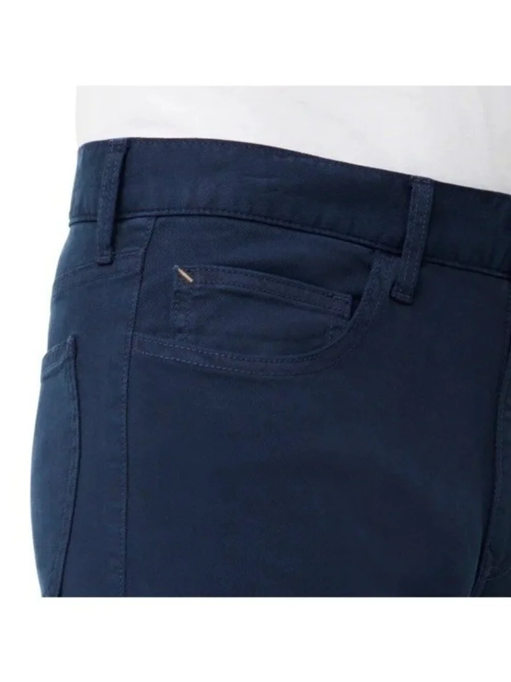 Banana Republic Men's 34x30 Slim Fit 5-Pocket Twill Chino Pants Navy Blue F1869